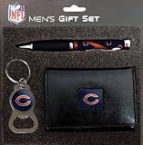 Chicago Bears Tri-Fold Wallet with Pen & Keychain Gift Set