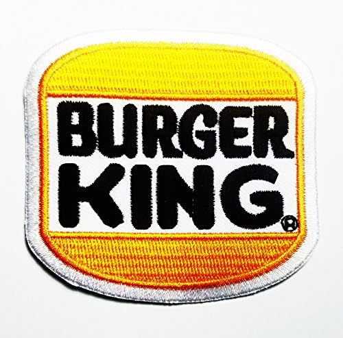 Burger King Logo Iron on Patch - Embroidered Patches - Applique - Sign - Badge By Pbear Shop