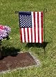 Metal Garden Flag Pole - 28 in.