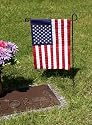 Metal Garden Flag Pole - 28 in.