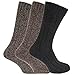Mens Chunky Boot Socks With Wool (Pack Of 3)