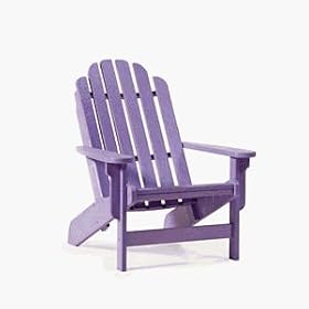 Casual Living Adirondack Style Folding Chair - Lilac by 