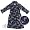 Royal Blue Plush Touchdown Football Bath Robe for Boys
