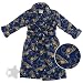 Royal Blue Plush Touchdown Football Bath Robe for Boys