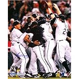 Juan Uribe Chicago White Sox - 2005 ALCS Championship Celebration - Autographed 8x10 Photograph
