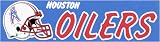 Houston Oilers 11" x 3" Bumper Sticker