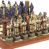 Crusade Chessmen & Astor Place Board From Spain Extra Large, King: 6 7/8