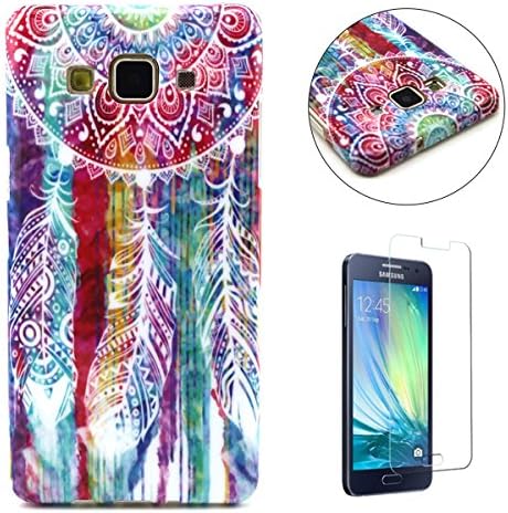 Samsung Galaxy A3 (2015) Case Ziotechnology Ultra Slim Thin Glossy Soft Flexible Rubber Bumper Silicone Gel TPU Protective Cover Skin For Samsung Galaxy A3 (2015)-Colorful Dreamcatcher