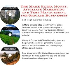 The Make Extra Money, Affiliate Marketing, Time Management for Origami Businesses
