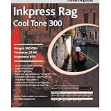 Inkpress PRCT300172220 Fine Art Rag Cool Tone 300 GSM 17in. X 22in. 20 Sheets