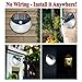 Solar Outdoor Wireless Security Motion Light Wall Hanging - Dual Color Dim Warm White & Bright Pure White Mode For Deck Garage Patio Lighting by SolarDuke