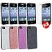 4 Bling Glitter Hard Case Skin compatible with iPhone� 4 4G Version iPhone� 4S - AT&T, Sprint, Version 16GB 32GB 64GB, with 2 screen protector free