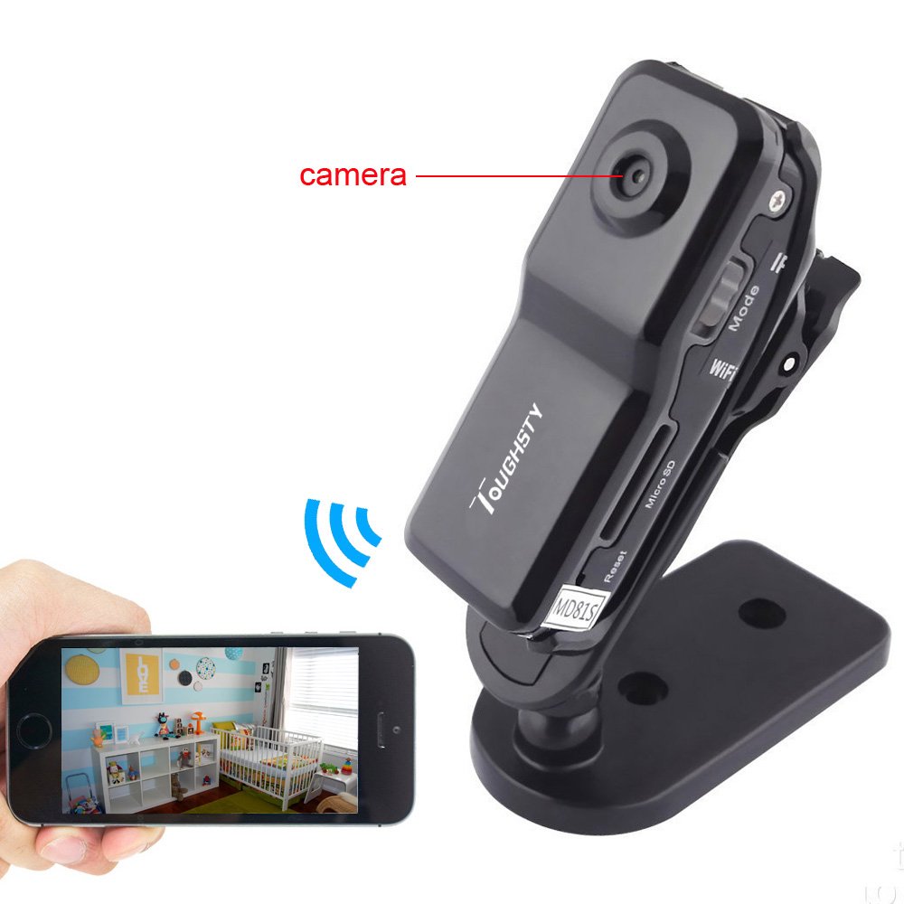 Toughsty Mini Portable P2P Wifi Hidden Camera Video Recorder DV Action