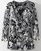 Apparel : Mesh surplice blouse