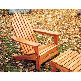 Cherry Folding Adirondack Patio Chair by The Cedar Store