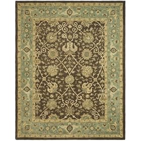 Safavieh Antiquities AT21G Burgundy 7'6 x 9'6 Handmade Hand-Spun Wool Area Rug