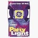 G E LIGHTING #49724 25W Tran BLU Party Bulb