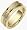 7.5mm Woven Style Two-Tone 18 Karat Gold Comfort Fit Wedding Band - 6.25