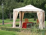 Produkt-Bild: Siena Garden 506200 Pavillon Dubai, Dachbezug u. Seitenteile, 300 x 300, natur