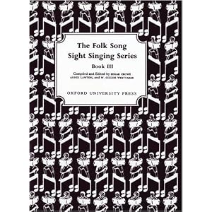 Folk Song Sight Singing Book 3 (Bk. 3)
