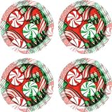 Set of Four Peppermint Candies Occasion Coasters - Style VAA2