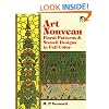 Art Nouveau Floral Patterns and Stencil Designs in Full Color (Dover Pictorial Archive Series)