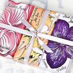 Gift Set of 3 Organic Floral Bee Bars