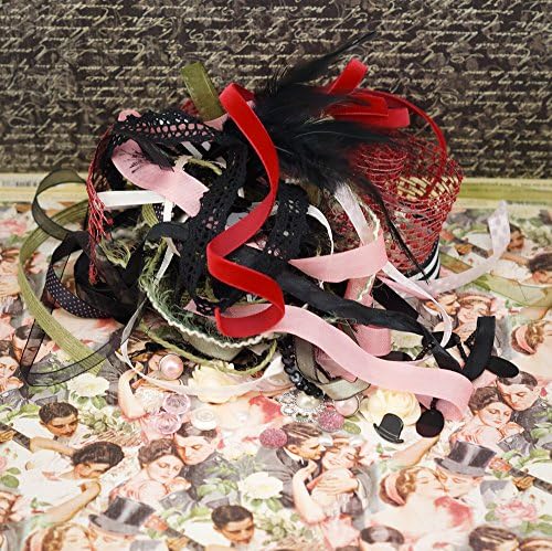 FotoBella - Mon Amour coordinating Fibers and Embellishments selected by FotoBella