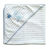 フェイラー スイートハート バスタオル おくるみ ベビーおくるみ SWEETHEART Chenille Bath swaddle (ホワイトブルー)