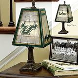 Memory Company South Florida Bulls Art Glass Lamp