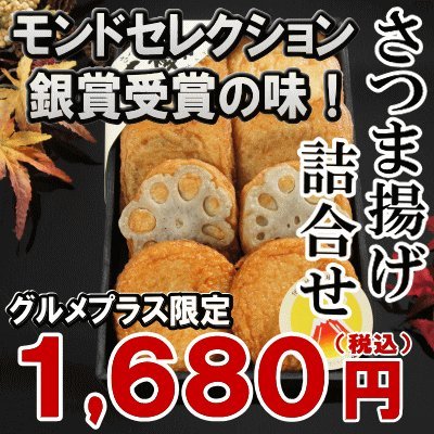 モンドセレクション2008 銀賞受賞 さつま揚げグルメプラスオリジナルセット 【お土産 ギフト】