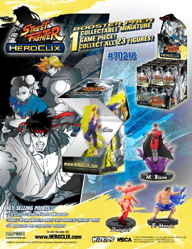 Wizkids /Neca 70218 - Street Fighter HeroClix Display 24ct Booster Preisvergleich