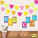 Post-it CC-31 Sticky Notes, Cut Cube, Heart, 5 Colors, 2.8 x 2.8 inches (72 x 72 mm), 225 Sheets x 1 Pad