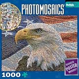 Buffalo Games Photomosaic: Eagle & Stripes