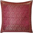 ShalinCraft Cushion Cover Home Decor Ideas India Xmas Gift Ideas Silk Fabric 24x24 inches (bcb054)