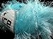 Light Turquoise Blue Extra Long Eyelash Yarn Ice Luxurious Fun Fur 50gr 38yds 14162