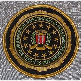 X-FILES TV Series Paranormal Investigator Logo PATCH