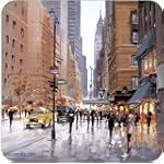 Pimpernel New York City Scapes Drink Coasters, Set of 4