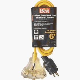 Woods Import 553306 Circuit Breaker Protected Cord by Woods