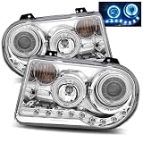 05-11 Chrysler 300C Chrome CCFL LED Halo Projector Headlights by Luminx Lighting