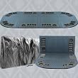 Deluxe Suited Speed Felt Folding Poker Table Top