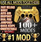 Gold PlayStation 3 PS3 10,000 Mode BEST USE MULTIPLE MODS AT ONE TIME Auto Aim Dropshot Auto Spot Memory Mod Perfect Active Reload Quick Scope Rapid Fire Modded Controller Black Ops 2 SHIPS SAME DAY