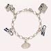 Seattle Seahawks Silver Tone NFL Charm Bracelet