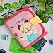 [I Like You] Embroidered Applique Fabric Art Trifold Wallet Purse / Card Holder (4.7*4.3)