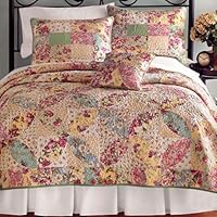 Flores Quilt, Sham and Decorator Pillow Set