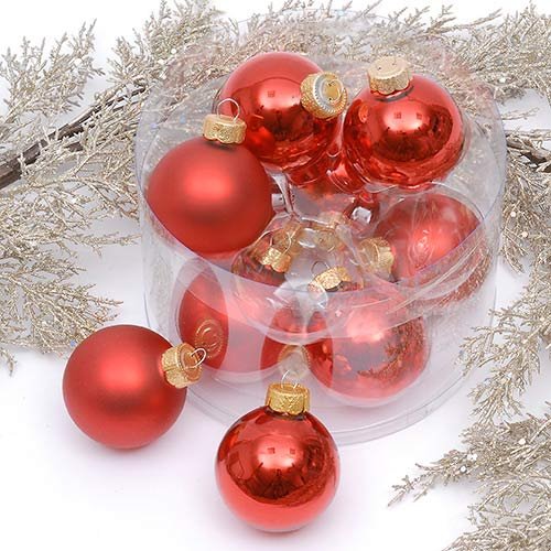 Red Glass Baubles