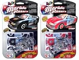 Marble Racers Krazy Kars Light Up Marble Racers Police Chief and Fire Chief Two Pack