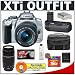 Canon Digital Rebel XTi 10.1MP Digital SLR Camera (Silver) + Canon EF-S 18-55mm Lens [Outfit] + Canon EF 75-300mm III Lens + BG-E3 Grip + 16GB Card + NB-2LH Battery + Accessory Kit