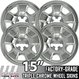 98-02 SUBARU FORESTER 15 Chrome Wheel Skin Covers