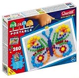 Eigenschaften Quercetti 2492 / Fantacolor Creative Mosaic, 200 Ersatzstecker, bunt, rund, 10mm